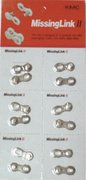 Load image into Gallery viewer, KMC Missing Link Bicycle Chain Link (5,6,7 and 8-Speed, 6-Pack)
