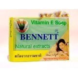 Bennett Vitamin E Soap , Natural Extracts , 130g. From thailand by Bennett