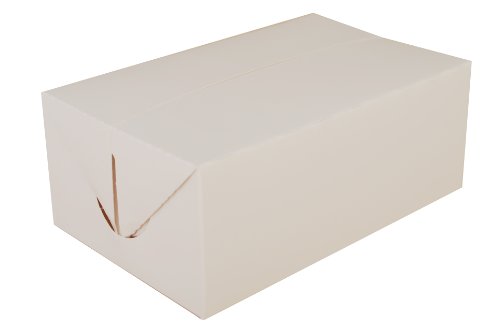 Southern Champion Tray 2718 Paperboard White Snack Carry-Out Box, Fast Top, 7