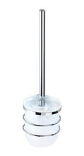 Load image into Gallery viewer, Wenko 21787100 Turbo-Loc Stainless Steel Toilet Brush, 3.9 x 14.6 x 4.9 inch, Shiny
