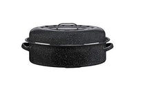 Load image into Gallery viewer, Granite Ware 15-Inch Covered Oval Roaster, 15 inches, Black
