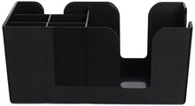 Load image into Gallery viewer, American Metalcraft BAR6 Plastic Bar Organizer with 6 Compartments, 9.5&quot; L x 5.75&quot; W, Black
