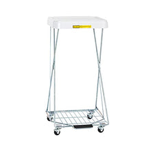 Load image into Gallery viewer, R&amp;B Wire 697 Healthcare Rolling Wire Hamper Stand with Foot Pedal
