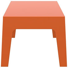 Load image into Gallery viewer, Compamia Box Resin Patio Coffee Table in Orange, Commercial Grade
