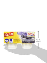 Load image into Gallery viewer, Glad Mini Round BPA- Free 4 oz Containers 8 ea
