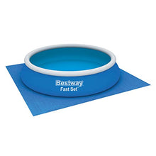Load image into Gallery viewer, Bestway 58003-19 Ground Cloth Swimming Pool Floor Protector, 488 x 488 x 1 cm, Blue
