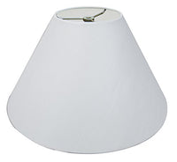 Royal Designs HB-607-20WH Coolie Empire Hardback Lamp Shade, 7 x 20 x 12, White