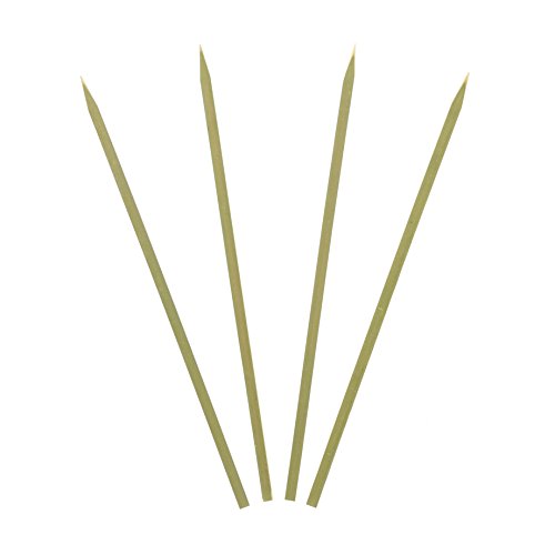 Royal Bamboo 10 Inch Flat Skewers for Grilling, Satay, and Skewered Vegetables, Case of 3000