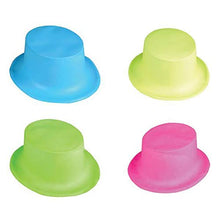 Load image into Gallery viewer, Neon Plastic Top Hat, Case of 216
