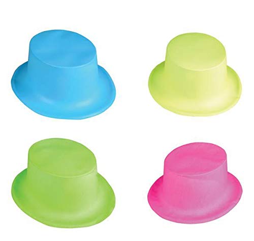 Neon Plastic Top Hat, Case of 216
