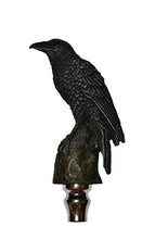 Load image into Gallery viewer, Commercial Black Raven Poe Beer Tap Handle for Kegerators and Bars
