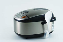 Load image into Gallery viewer, Zojirushi NS-LGC05XB Micom Rice Cooker &amp; Warmer, 3-Cups (uncooked), Stainless Black
