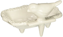 Load image into Gallery viewer, Abbott Collection White Bird Soap Dish
