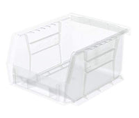Akro-Mils 30210 AkroBins Plastic Storage Bin Hanging Stacking Containers, (5-Inch x 4-Inch x 3-Inch), Clear, (24-Pack)