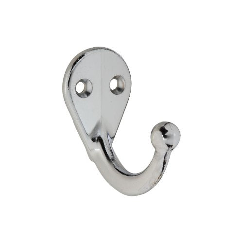 National Hardware N274-183 MPB162 Chrome Single Clothes Hook 12 Pack
