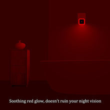 Load image into Gallery viewer, [ Pack of 4 ] Red Night Light, Plug in LED Wall Lamp with Dusk to Dawn Sensor, Auto ON/Off - Perfect for Bedroom, Children and Kid&#39;s Room
