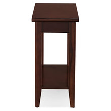 Load image into Gallery viewer, Leick Home 10505-WT Laurent Narrow End Table with Shelf, Cherry
