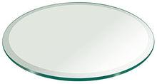 Load image into Gallery viewer, 30&quot; Inch Round Glass Table Top 3/8&quot; Thick Tempered Beveled Edge by Fab Glass and Mirror
