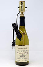 Load image into Gallery viewer, Creative Hobbies M992S Wine Bottle Lamp Making Kit is Pre-Wired and Easy to Use! Silver Color Cord &amp; Socket
