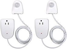Load image into Gallery viewer, Motion Sensor Outlet Device, 2 Pack â?? Plug In Motion Sensor Device Turns On Your Lamp, Radio Or Ap

