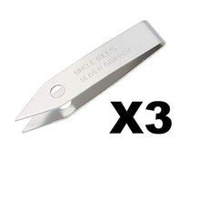 Load image into Gallery viewer, 3 Pack Uncle Bill&#39;s Sliver Gripper Precision Key Chain Tweezers
