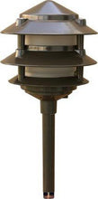 Load image into Gallery viewer, Dabmar Lighting LV-LED102-BZ Pagoda Fixture, 3 Tier 20 LED&#39;s 1.6W 12V, Bronze Finish
