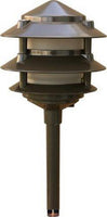 Dabmar Lighting LV-LED102-BZ Pagoda Fixture, 3 Tier 20 LED's 1.6W 12V, Bronze Finish