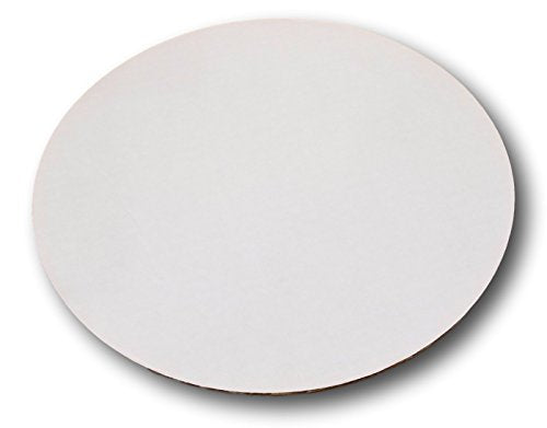 Sturdy Corrugated 14 inch White Cake or Pizza Circle For Displaying Cakes by MT Products (15 Pieces)