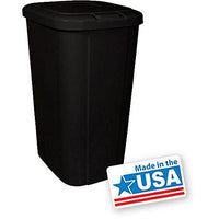 SuperTrading Hefty Touch-Lid 13.3-Gallon Trash Can, Black (1)