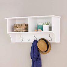 Load image into Gallery viewer, Prepac Hanging Entryway Shelf, 36 inches, White

