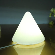 Load image into Gallery viewer, White LED Sensor Touch Cone Pyramid Shape Night Lamp by 24/7 store
