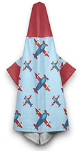 Load image into Gallery viewer, YouCustomizeIt Airplane Theme Kids Hooded Towel (Personalized)
