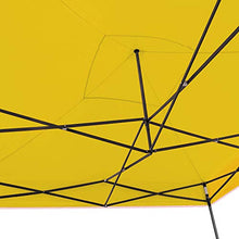 Load image into Gallery viewer, AMERICAN PHOENIX 10x10 Pop Up Canopy Tent Portable Instant Adjustable Easy Up Tent Outdoor Market Canopy Shelter (10&#39;x10&#39; Black Frame, Yellow)
