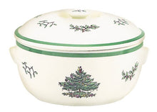 Load image into Gallery viewer, Spode Christmas Tree Round Covered Deep Dish Casserole
