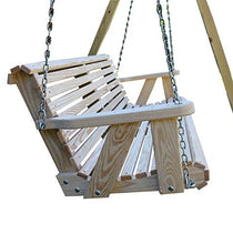 Load image into Gallery viewer, ROLL Back Amish Heavy Duty 800 Lb 5ft. Porch Swing- Made in USA
