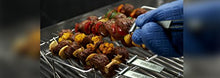 Load image into Gallery viewer, BBQ-Aid Premium Barbecue Skewers - Double Pronged, Quick Release Stainless Steel - Shish Kabob, Shrimp, Meat, Chicken, Veggies &amp; More (2)
