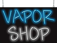 Load image into Gallery viewer, Vapor Shop Neon Sign
