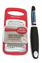 Load image into Gallery viewer, Betty Crocker Handheld Container Grater and Betty Crocker Vegetable Peeler - Set of 2
