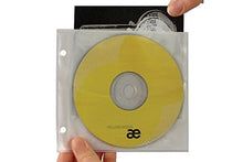 Load image into Gallery viewer, Univenture Jewelpak CD/DVD Page, 5.625&quot; x 5&quot;, 3.13&quot; Hole Spacing - Box of 1000
