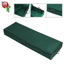 Load image into Gallery viewer, Elf Stor Wrapping Paper Storage Organizer-Low Profile, For Under the Bed-Holds Christmas, Birthday &amp; Holiday Gift Bags, 30-40 Rolls, Bows &amp; Ribbon, (L) 40.5 x (W) 13.25 x (H) 4.5, Green
