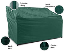 Load image into Gallery viewer, Covermates Outdoor Patio Sofa Cover - Light Weight Material, Weather Resistant, Elastic Hem, Seating and Chair Covers-Green
