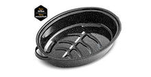 Load image into Gallery viewer, Granite Ware 15-Inch Covered Oval Roaster, 15 inches, Black
