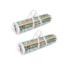 Load image into Gallery viewer, Elf Stor 83-DT5053 Paper Gift Wrap Storage Bag for 31 Inch Rolls | 2 Pack, Large, Clear and White, 2 Count
