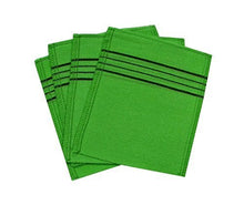 Load image into Gallery viewer, Korean Exfoliating Bath Washcloth [4 pcs] (Green) by TeChef Home
