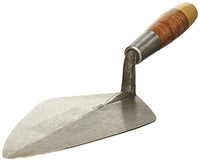 Kraft Tool RO312-9 Wood Handle (LowLift Shank), W. Rose Wide London Brick Trowel with Leather Handle (Standard Shank), 9-Inch