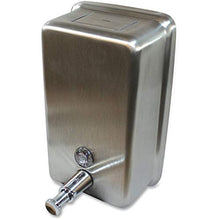 Load image into Gallery viewer, Genuine Joe Stainless Vertical Soap Dispenser
