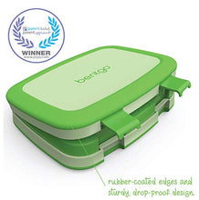 Load image into Gallery viewer, Bentgo Kids Childrens Lunch Box - Bento-Styled Lunch Solution Offers Durable, Leak-Proof, On-the-Go Meal and Snack Packing (Green)
