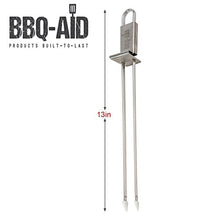 Load image into Gallery viewer, BBQ-Aid Premium Barbecue Skewers - Double Pronged, Quick Release Stainless Steel - Shish Kabob, Shrimp, Meat, Chicken, Veggies &amp; More (2)
