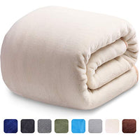 Leisure Town Fleece Blanket Queen Size Fuzzy Soft Plush Blanket 330 Gsm For All Season Spring Summer