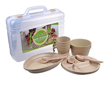 Load image into Gallery viewer, Outdoor Portable Cutlery Set Environmental Picnic Tableware Combination for Four People
